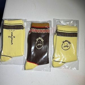 3 pack Cactus Jack socks